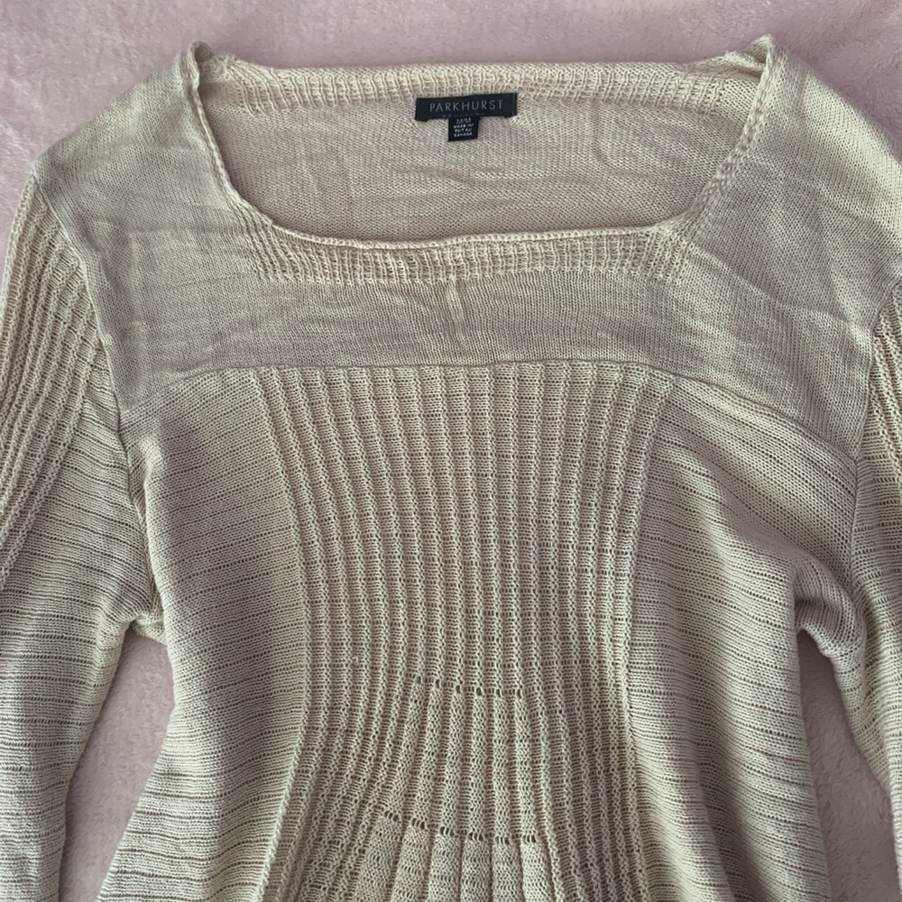 flowey creme flare sleeve top - Picture 5 of 5